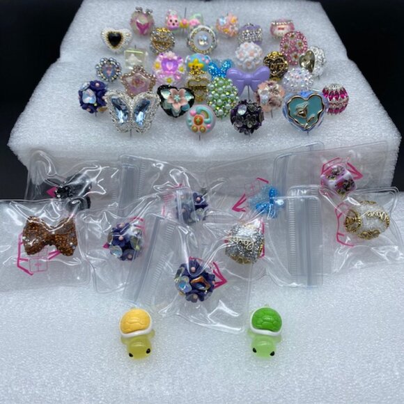 Bulk Lot DIY Fancy Pen Beads Hand Crafted (40pcs) - Picture 4 of 6